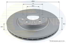 COMLINE ADC1456V - DISCO AUDI, VOLKSWAGEN, SEAT, SKODA