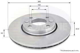 COMLINE ADC0266V - DISCO RENAULT, NISSAN, DACIA