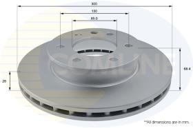 COMLINE ADC1640V - DISCO MERCEDES-BENZ, VOLKSWAGEN