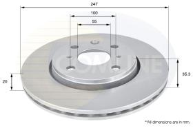 COMLINE ADC1561V - DISCO PEUGEOT, CITROEN, TOYOTA