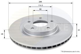 COMLINE ADC0274V - DISCO RENAULT, NISSAN