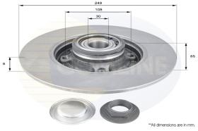 COMLINE ADC3002 - DISCO OPEL, VAUXHALL, PEUGEOT, CITROEN