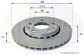 COMLINE ADC1585V - DISCO RENAULT, NISSAN, DACIA