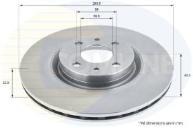 COMLINE ADC1811V - DISCO FIAT, LANCIA, ALFA ROMEO, CHRYSLER, DELTA, ABARTH