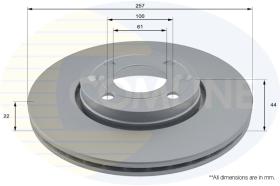 COMLINE ADC1597V - DISCO RENAULT, MERCEDES-BENZ, DACIA