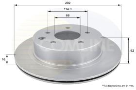 COMLINE ADC0272V - DISCO RENAULT, NISSAN