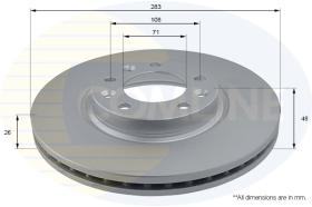 COMLINE ADC2710V - DISCO OPEL, VAUXHALL, PEUGEOT, CITROEN