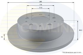 COMLINE ADC1577 - DISCO PEUGEOT, CITROEN, FIAT