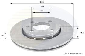 COMLINE ADC1413V - DISCO VOLKSWAGEN, SEAT