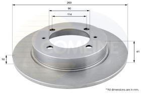 COMLINE ADC0355 - DISCO VOLVO, MITSUBISHI