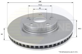 COMLINE ADC01147V - DISCO TOYOTA, LEXUS