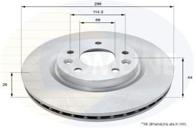 COMLINE ADC0295V - DISCO RENAULT, NISSAN