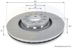 COMLINE ADC1431V - DISCO AUDI, VOLKSWAGEN, SEAT, SKODA