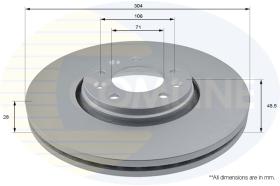 COMLINE ADC1579V - DISCO PEUGEOT, CITROEN, FIAT, TOYOTA