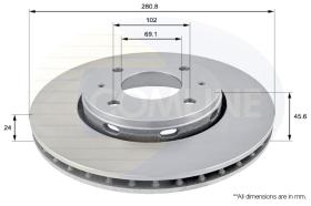 COMLINE ADC0352V - DISCO VOLVO, MITSUBISHI