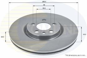 COMLINE ADC1546V - DISCO PEUGEOT, CITROEN, FIAT, LANCIA