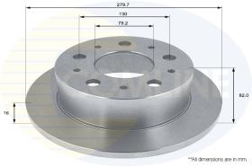 COMLINE ADC1564 - DISCO PEUGEOT, CITROEN, FIAT