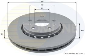 COMLINE ADC1593V - DISCO RENAULT, MERCEDES-BENZ