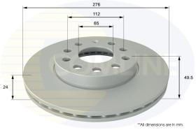 COMLINE ADC2616V - DISCO AUDI, VOLKSWAGEN, SEAT, SKODA