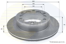 COMLINE ADC1645V - DISCO MERCEDES-BENZ, VOLKSWAGEN