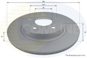 COMLINE ADC0297V - DISCO RENAULT, NISSAN