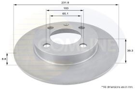 COMLINE ADC1439 - DISCO VOLKSWAGEN, SEAT