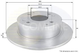 COMLINE ADC0536 - DISCO HONDA