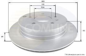 COMLINE ADC1147V - DISCO OPEL, VAUXHALL, CHEVROLET, PONTIAC