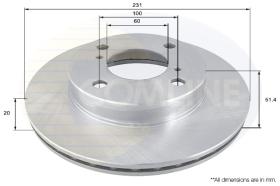 COMLINE ADC0276V - DISCO NISSAN, SUZUKI