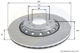 COMLINE ADC2609V - DISCO AUDI, VOLKSWAGEN