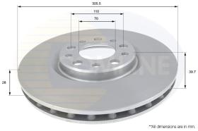 COMLINE ADC1828V - DISCO FIAT, ALFA ROMEO, JEEP