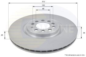 COMLINE ADC1438V - DISCO AUDI, VOLKSWAGEN, SEAT, SKODA