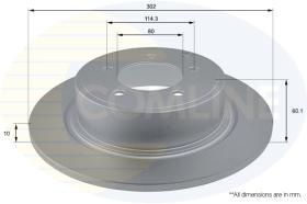 COMLINE ADC2722 - DISCO PEUGEOT, MITSUBISHI