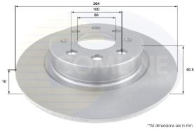 COMLINE ADC1818 - DISCO OPEL, VAUXHALL, FIAT, ABARTH