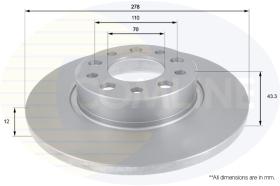 COMLINE ADC1825 - DISCO FIAT, ALFA ROMEO, JEEP