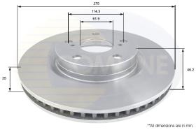 COMLINE ADC01136V - DISCO TOYOTA