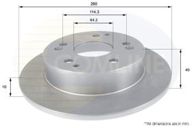 COMLINE ADC0542 - DISCO HONDA