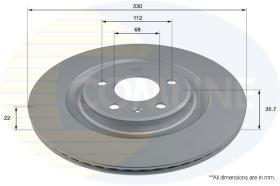 COMLINE ADC2907V - DISCO AUDI, VOLKSWAGEN, PORSCHE