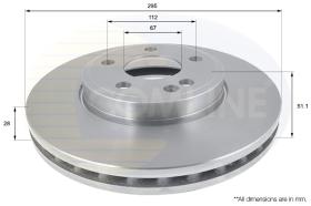 COMLINE ADC1678V - DISCO MERCEDES-BENZ