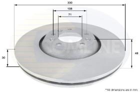 COMLINE ADC1552V - DISCO PEUGEOT, CITROEN