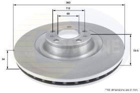 COMLINE ADC2607V - DISCO AUDI, VOLKSWAGEN