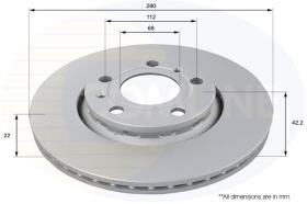 COMLINE ADC2608V - DISCO AUDI, VOLKSWAGEN