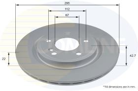 COMLINE ADC2843V - DISCO MERCEDES-BENZ