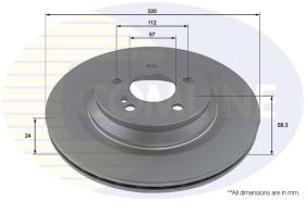 COMLINE ADC4084V - DISCO MERCEDES-BENZ