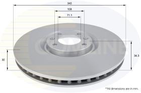 COMLINE ADC2715V - DISCO PEUGEOT, CITROEN