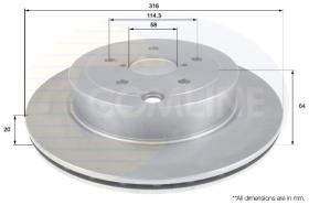 COMLINE ADC0822V - DISCO SUBARU