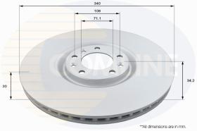 COMLINE ADC2716V - DISCO PEUGEOT