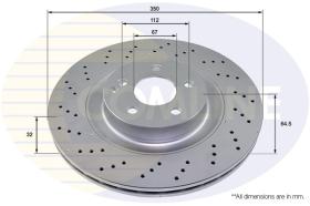 COMLINE ADC4041V - DISCO MERCEDES-BENZ