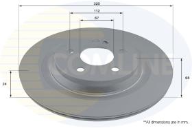 COMLINE ADC4078V - DISCO MERCEDES-BENZ