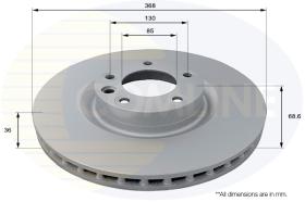 COMLINE ADC2617V - DISCO VOLKSWAGEN, PORSCHE